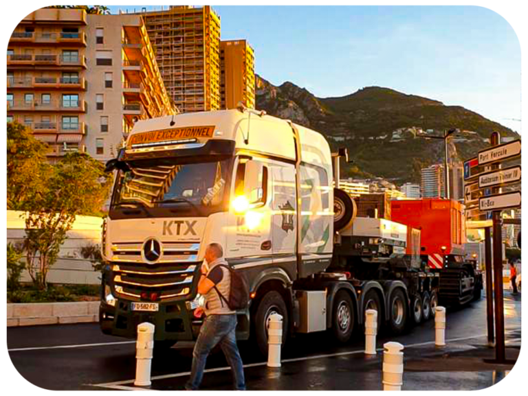 Transport KTX - Transport exceptionnel camion remorque
